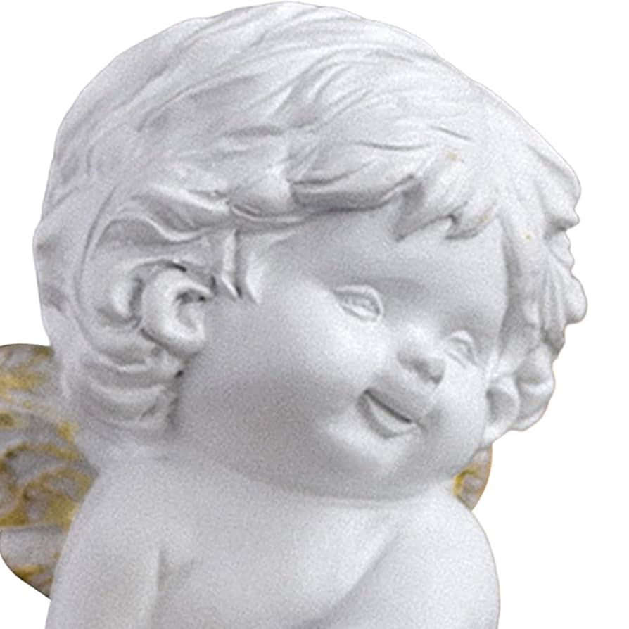 Amazon.co.jp: Jiswhisker 置物、彫刻、小さな天使、赤ちゃんの